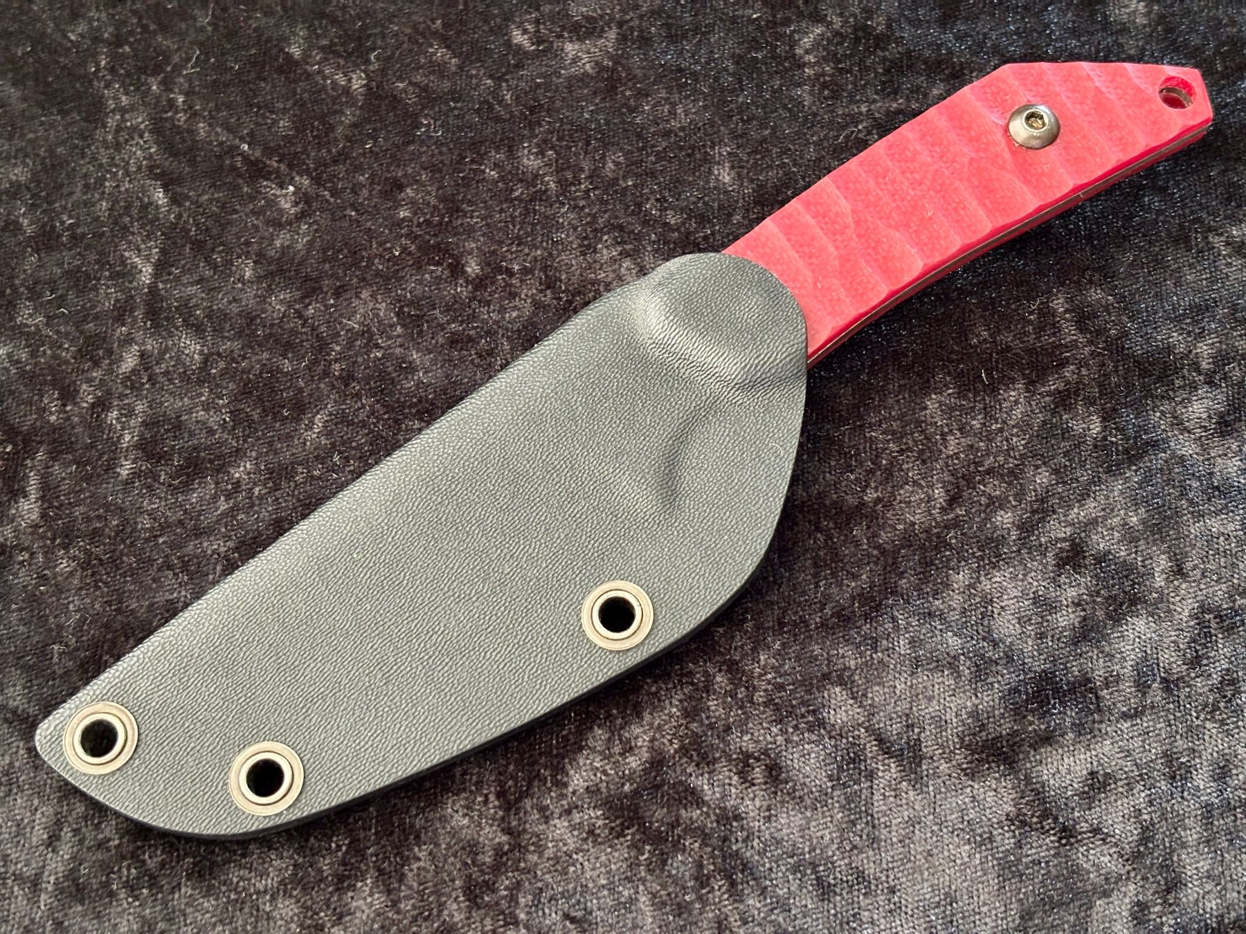 Coltelli tascabile: Kiku Matsuda Neckknife, red G10, D2 – Usato da Frauenkappelen venduto da Doc_Snyder 4