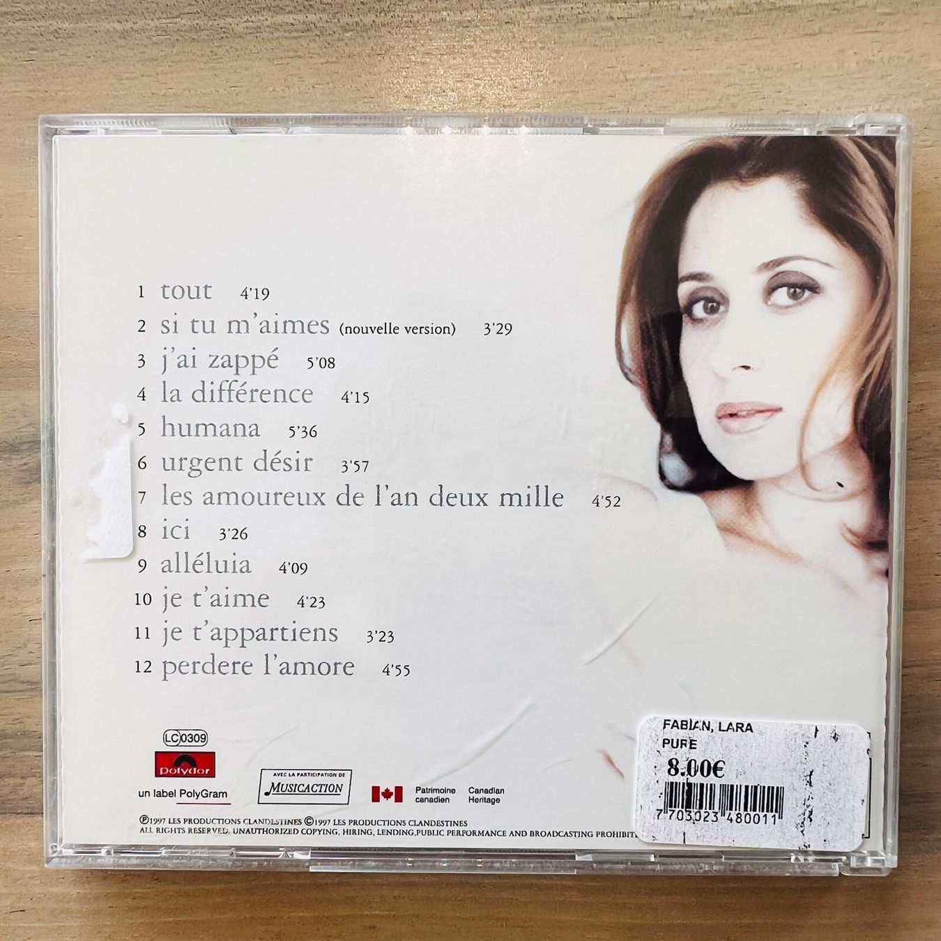 CD: CD Lara Fabian - Pure – Usato da Endingen venduto da chocosweet 1