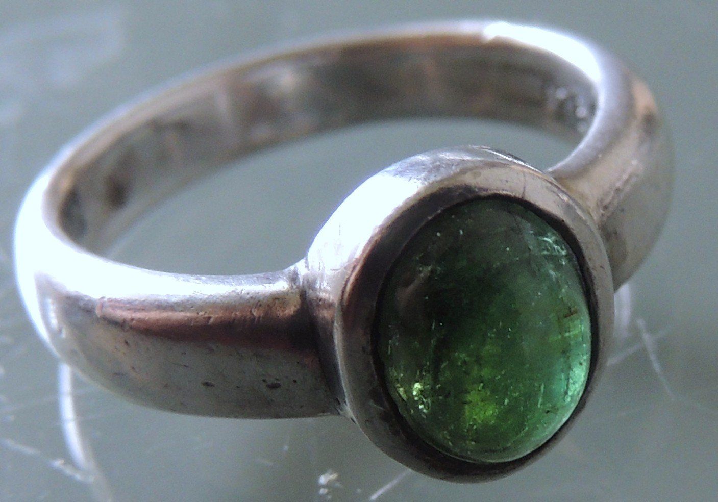 Anelli: Turmalin Silber 925 Fingerring Gr. 53 – Usato da Waldenburg venduto da schaller707 3