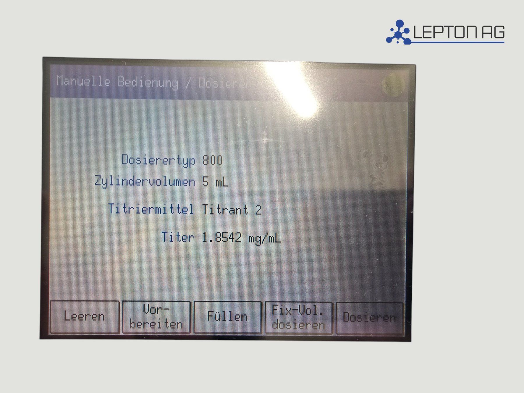 Accessori da laboratorio: Metrohm 841 Titrando Komplettsystem – Usato da Niederdorf venduto da LeptonAG_Labor 5