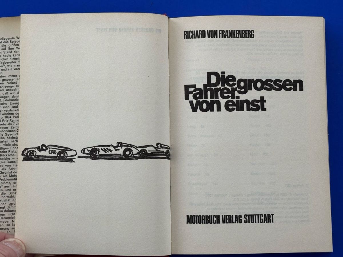 Libri: Frankenberg - Die großen Fahrer von einst – Usato da Adliswil venduto da buch_und_kunst 1
