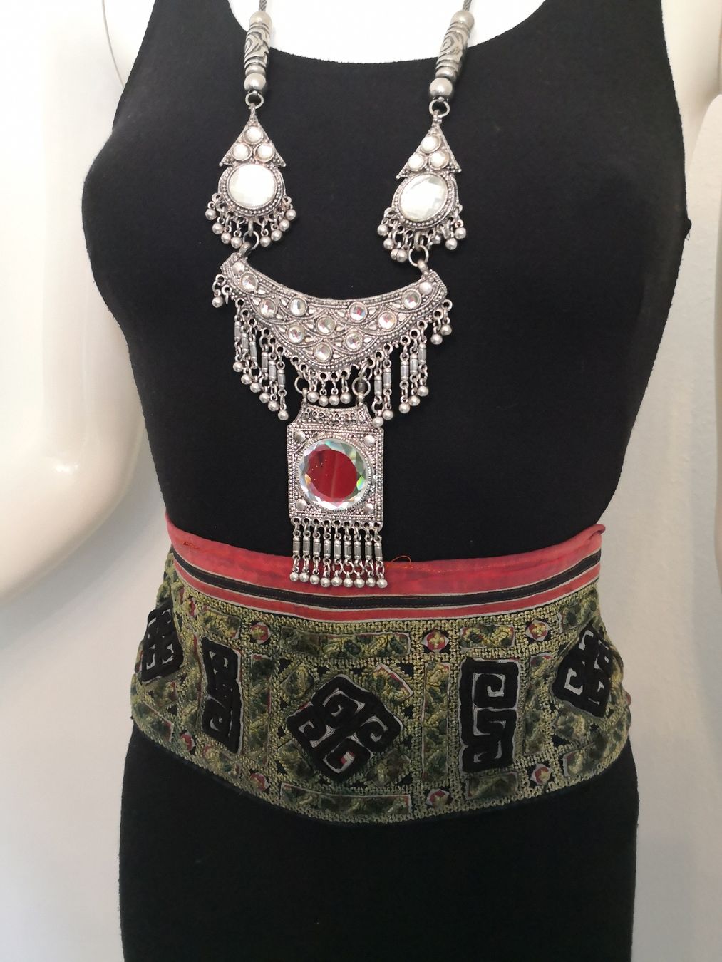 Colliers: 🤩BOHO-CHIC ETHNO HALSKETTE MIT STRASS & PENDELN – Neuf (Voir description) à Olten par Naja-Twins-Twins 5