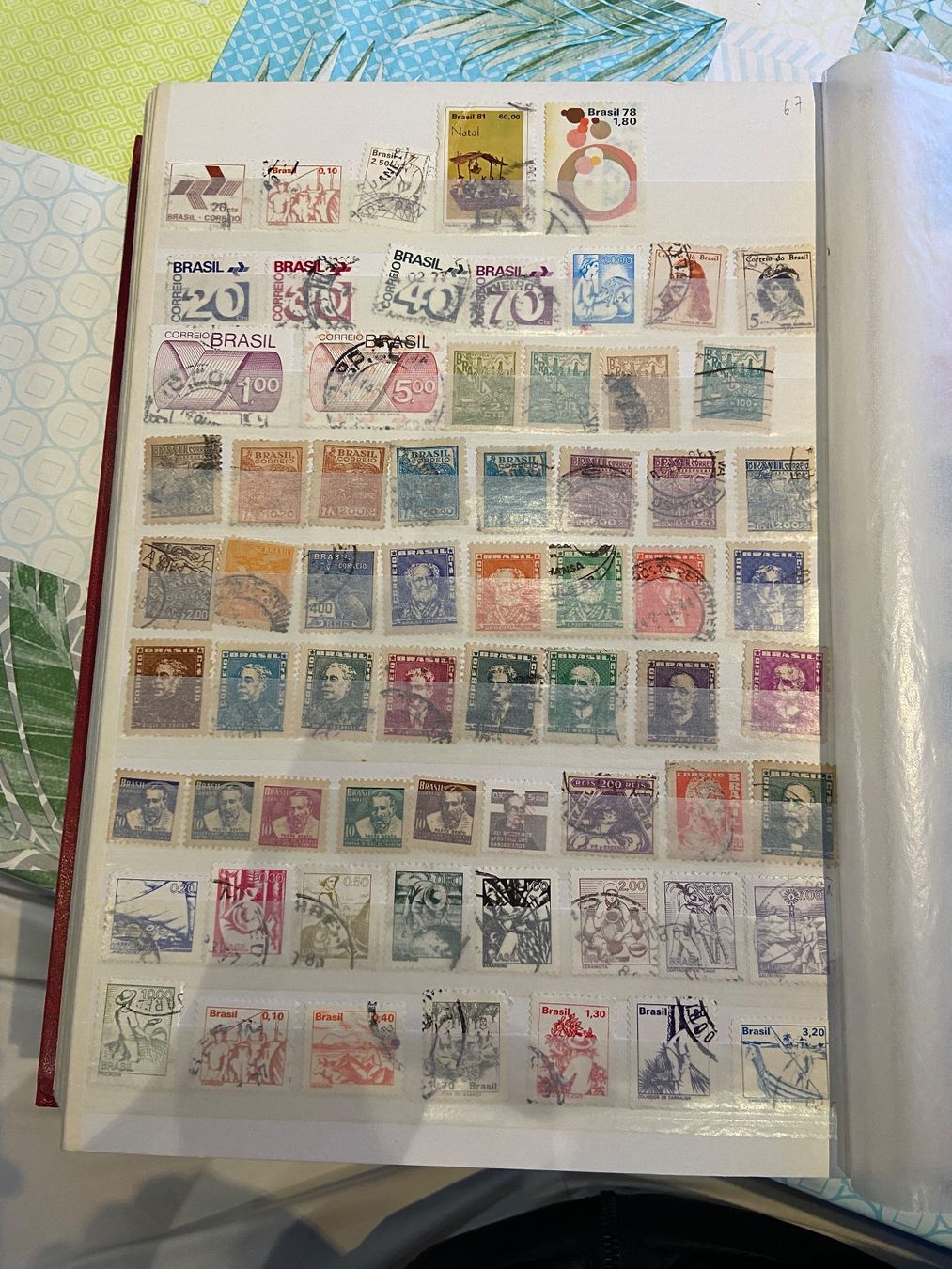 Tutti i francobolli: timbres Brazilian 6 pages – Usato da Collex venduto da RCXGJ 4