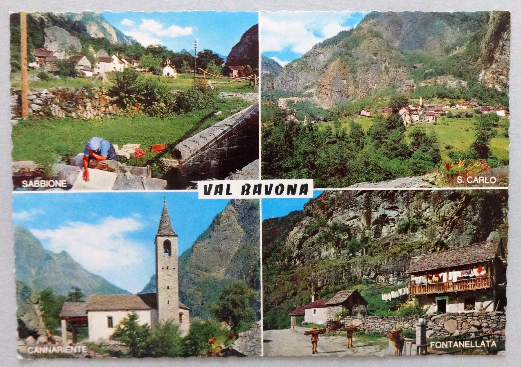 Cartoline postali: Val Bavona – Usato da Fétigny venduto da Billy2miny