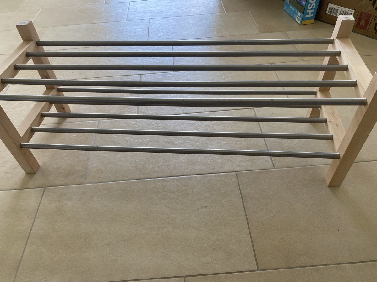 Allestimento di negozi e stand fieristici: Ikea Tjusig Schuhregal – Usato da Grasswil venduto da pp7830 1