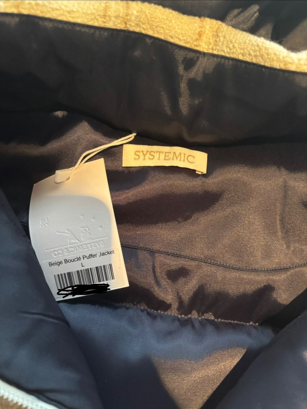 Jacken: Systemic Bouclé Puffer Jacket Size Large – Neu (gemäss Beschreibung) aus Arnegg von Heason 2