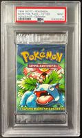 PSA 9 Pokémon Base Set 1st Edition Venusaur Booster Deutsch