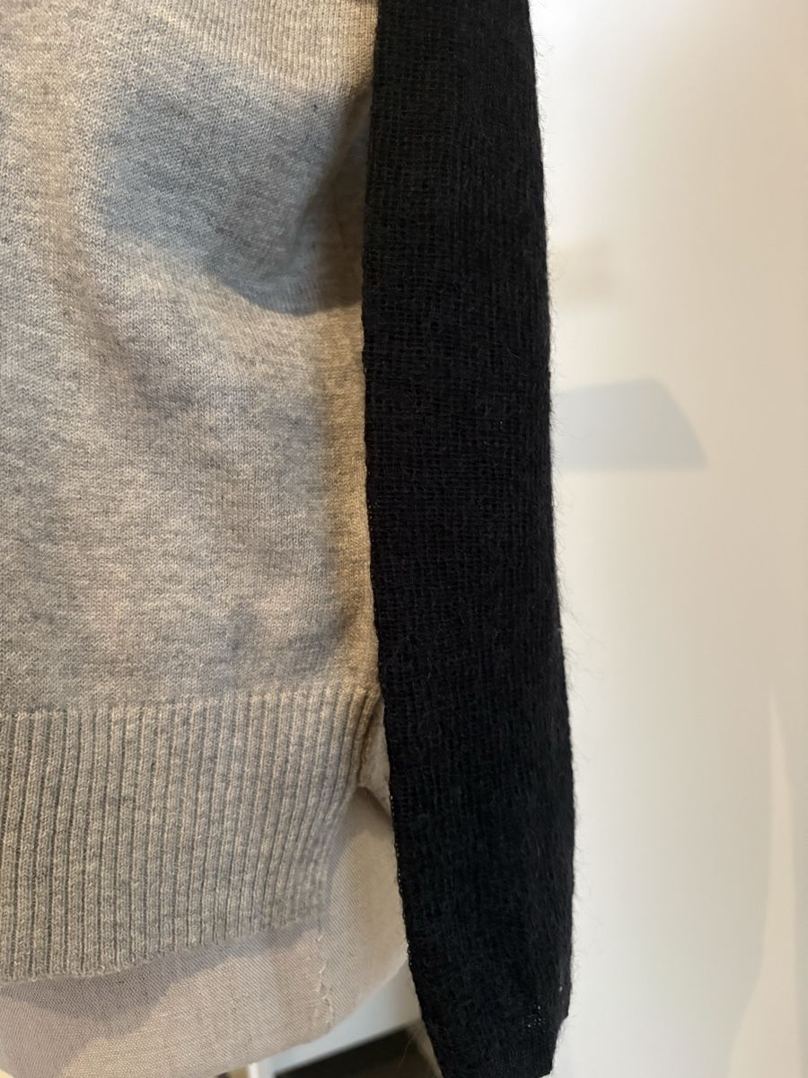 Maglioni & Felpe: Sehr origineller Strickpullover BW/Wolle/Kaschmir – Usato da Tagelswangen venduto da lykainion 1