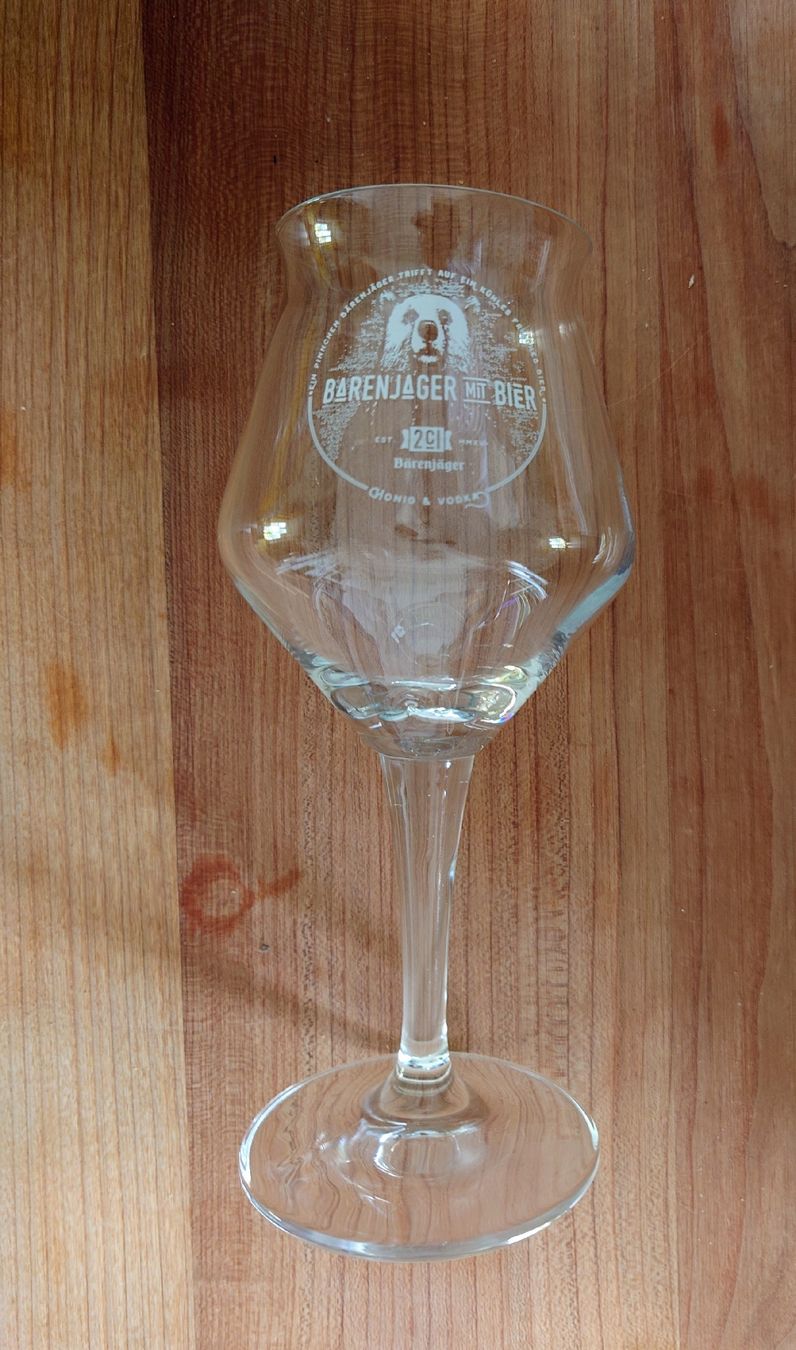 Bicchieri: Bärenjäger Bierglas / Trinkglas – Usato da Winterthur venduto da Tenderizer3000 3