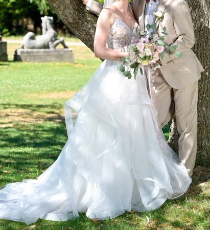 Brautkleid weiss Grösse 36/38
