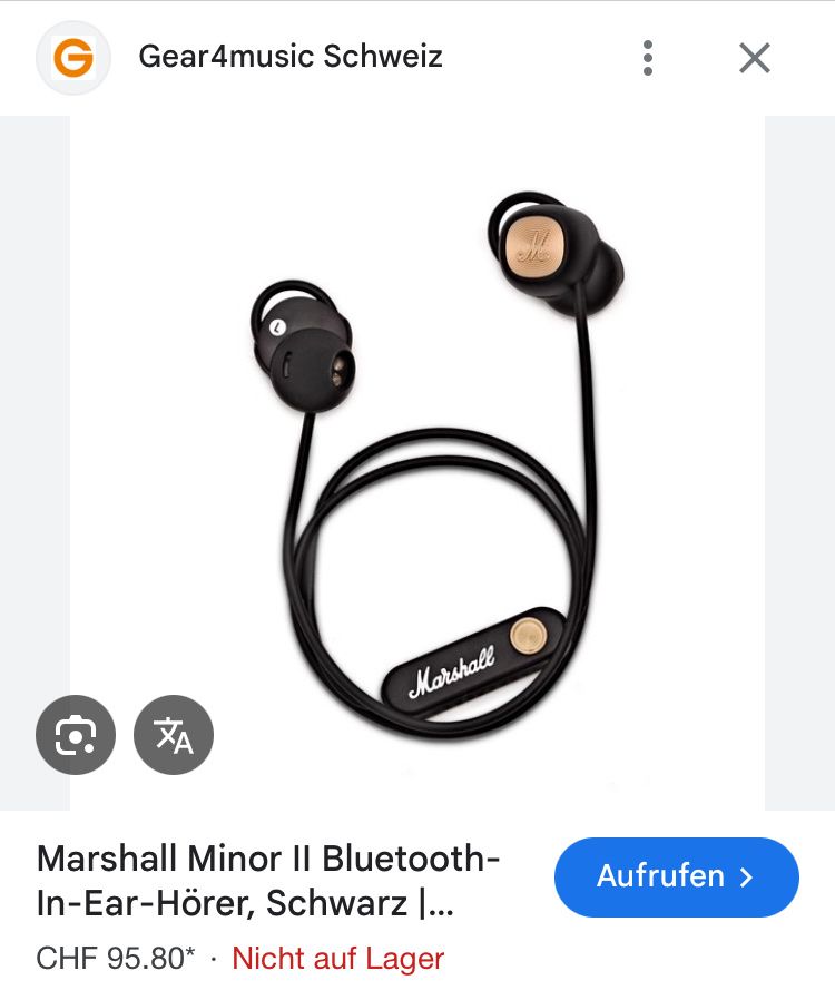 Cuffie: Marshall minor II – Usato da Basel venduto da ced_kn77 6