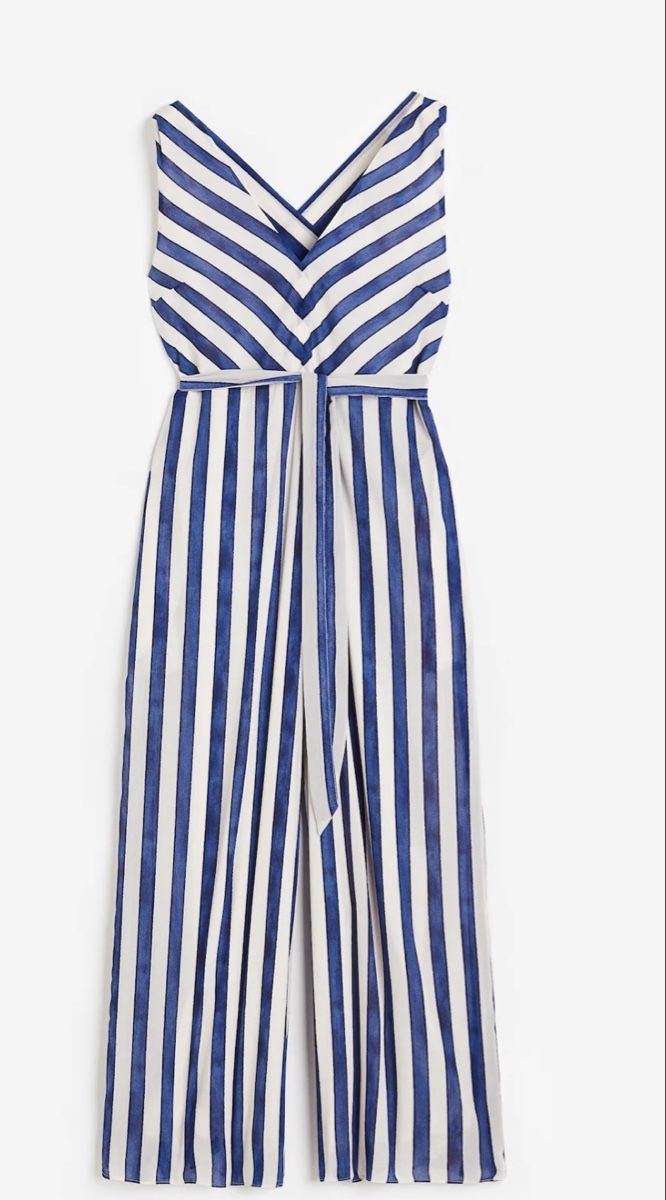 H&M Tute: Jumpsuit cremefarben/ blau – Usato da Stallikon venduto da shop100