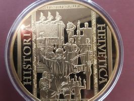Medaille, Metal  AE, 70 mm, Rütlischwur unz , s.scan