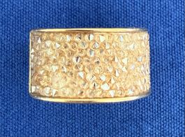 Tchibo Ring RoséGold mit vielen Steinen, Grösse 17.5 mm Top