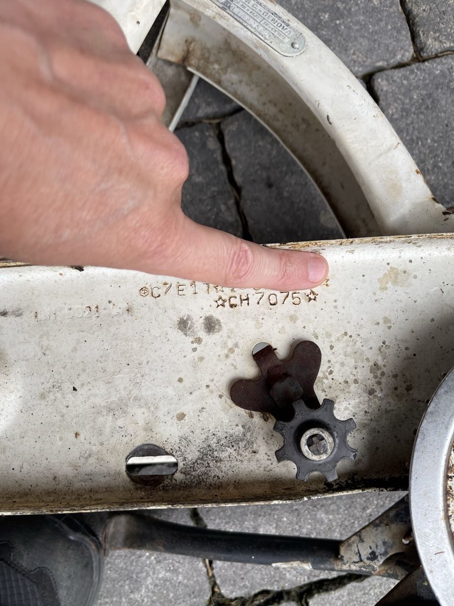 Piaggio Parti ricambio per ciclomotori: Rahmen Piaggio Ciao CH 7075 – Usato da Novazzano venduto da Mich1974 7