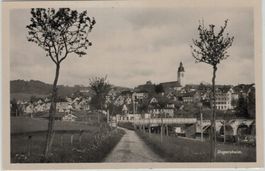 DEGERSHEIM Bahnhof Züge 1954 SG 13