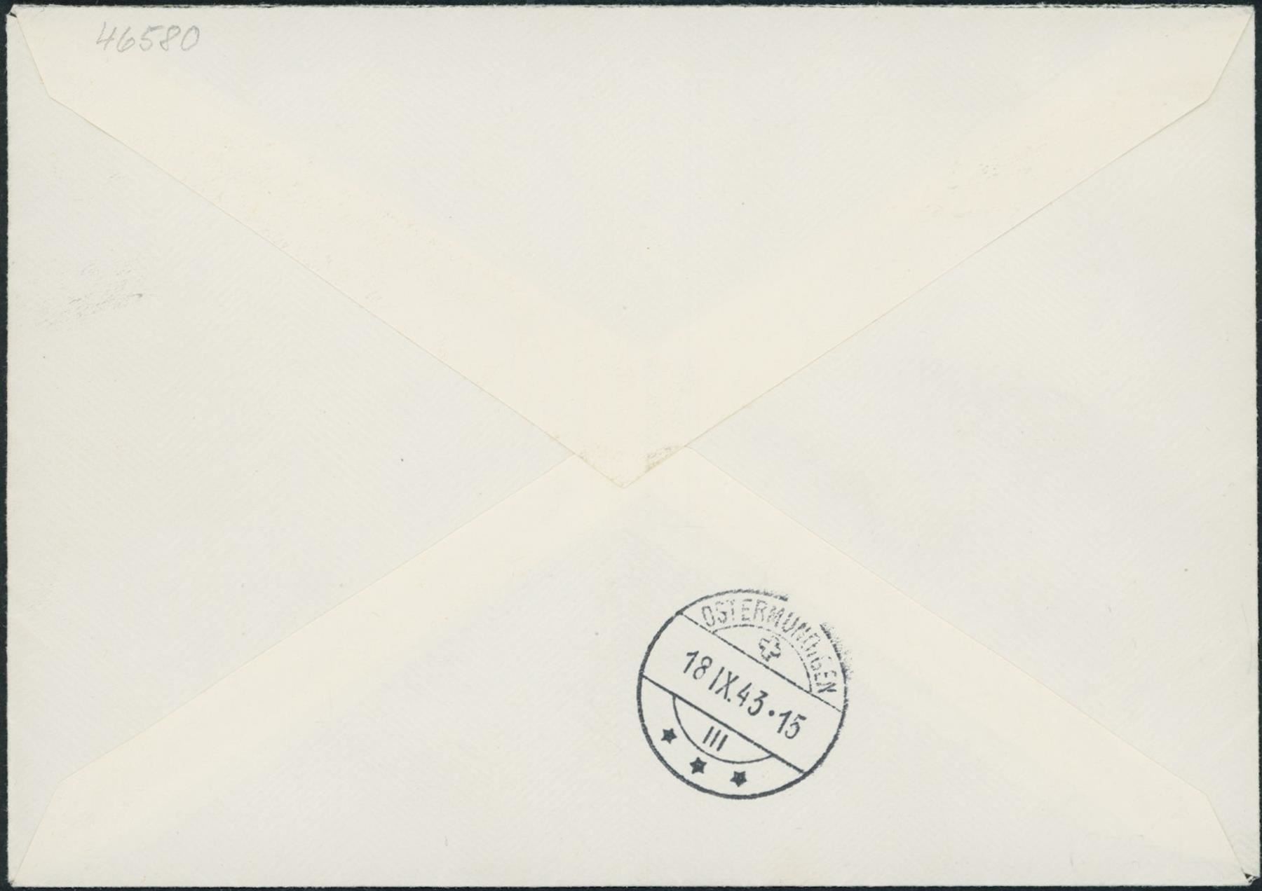 Alle Briefmarken: 1943  Doppelgenf - Blockausschnitt - FDC - Gaudard – Gebraucht aus Schindellegi von leecollect 1