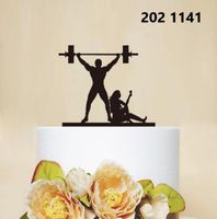NEUER Torten Topper Krafttraining Hochzeitstorte - 2021141