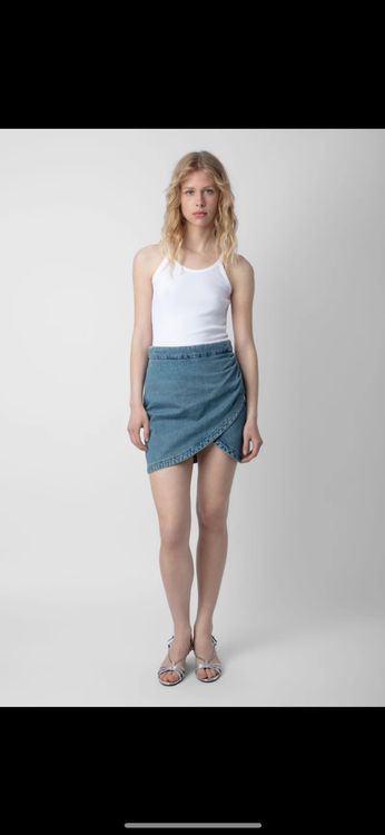 Mini-jupe Argentée Zadig & Voltaire - Taille M - Occasion En Parfait état