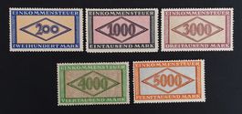 Deutsches Reich - Steuermarken**