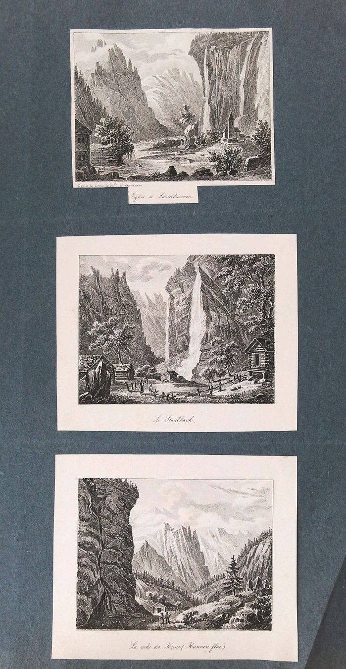 Incisioni: Berner Oberland 12 Lithographien um 1840 – Usato da Rafz venduto da Helvet32 1