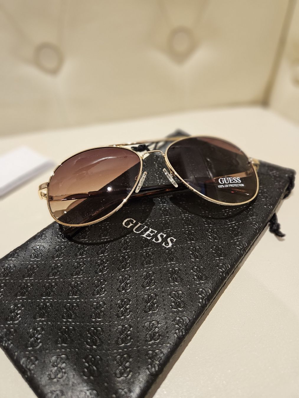Guess Brillen & Gläser: Guess Sonnenbrille Gold Braun, Gr.60 – Neu (gemäss Beschreibung) aus Matzingen von seme_products 4
