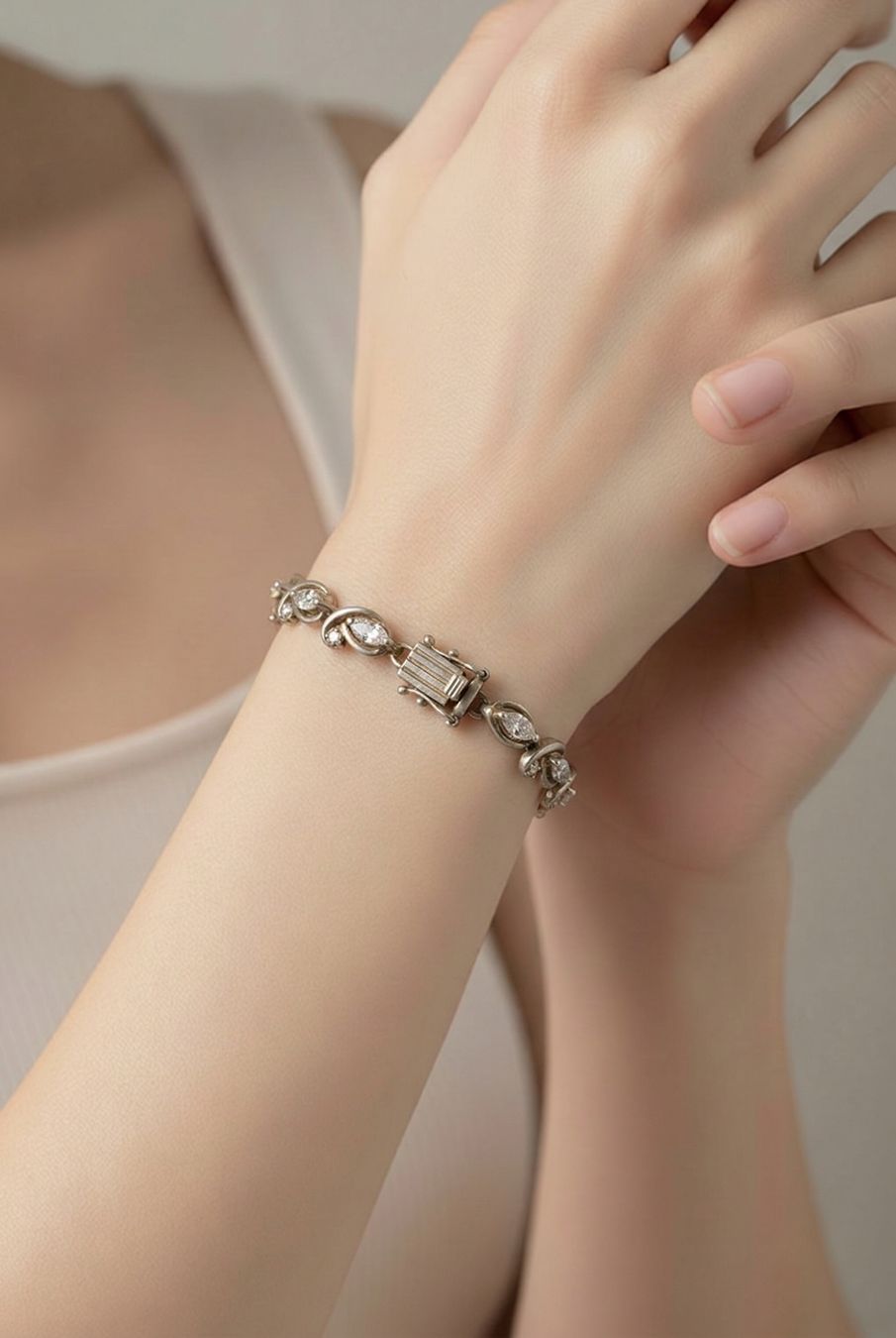 Bracciali & Braccialetti: 925 Silber Armkette – Usato da Basel venduto da Chili007
