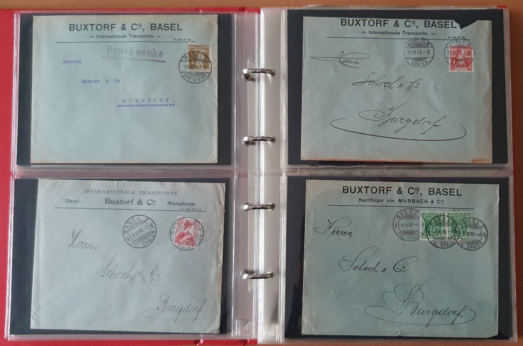 Tutti i francobolli: 85 Perfin Briefe im Album – Usato da Kreuzlingen venduto da Rschweiz1 4