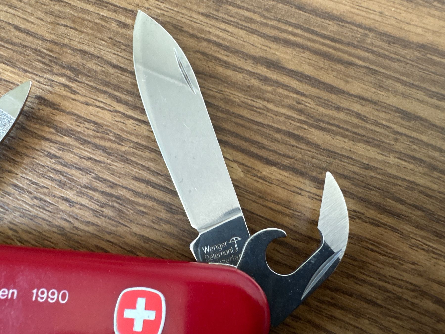 Wenger Coltelli tascabile: WENGER - Sackmesser - Jubiläums-Schiessen 1990 Sempach – Usato da Andwil SG venduto da Rainboli 3