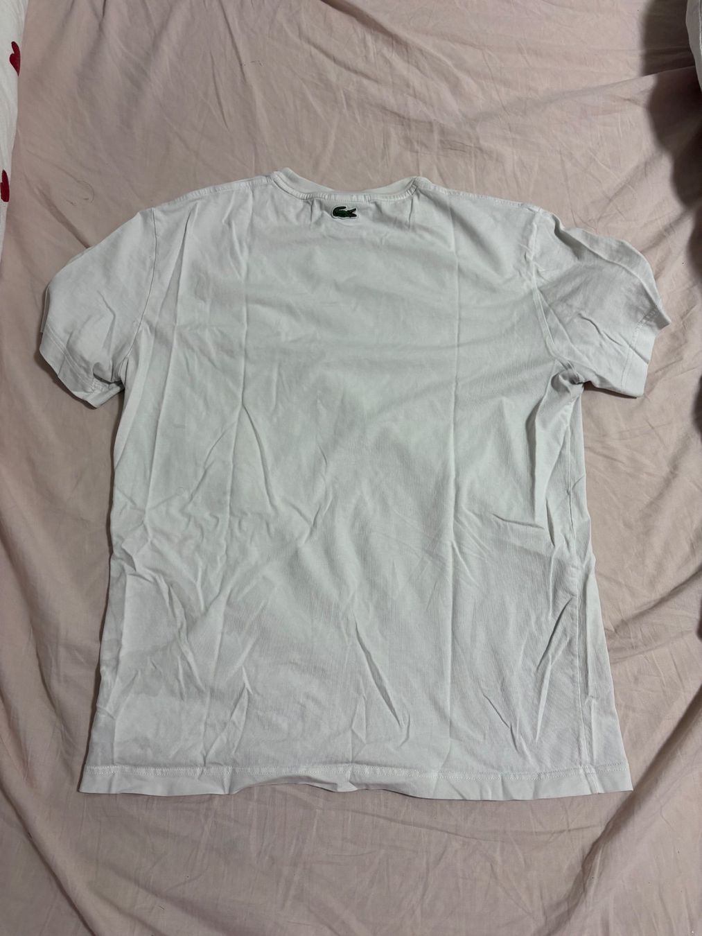 Lacoste T-shirt: Lacoste Tshirt Weiss – Usato da Zürich venduto da dan_g5td 1
