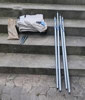 Sonnensegel mit Teleskopstangen