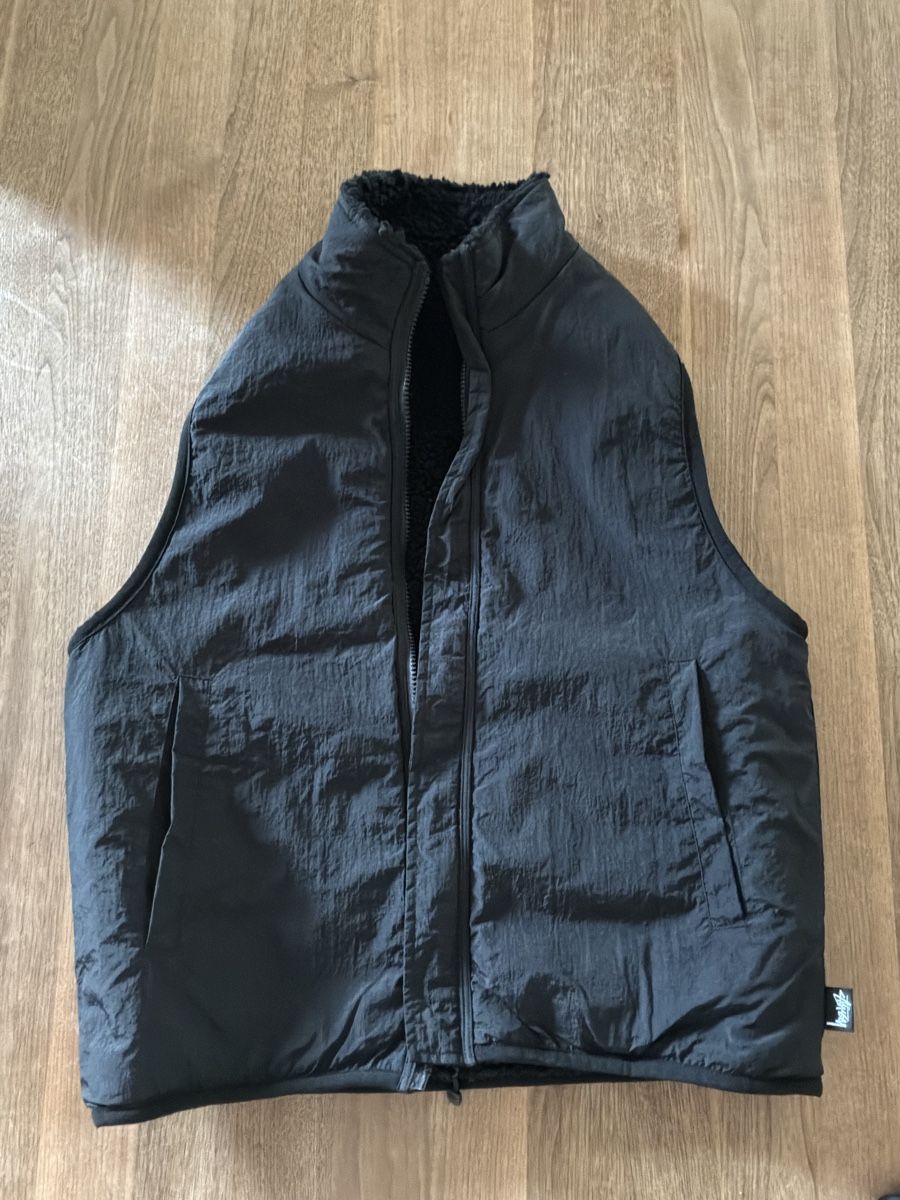 Gilet & Giacche: Weste Stussy schwarz Teddyfleece Grösse S – Usato da Zürich venduto da lio_prx5 1