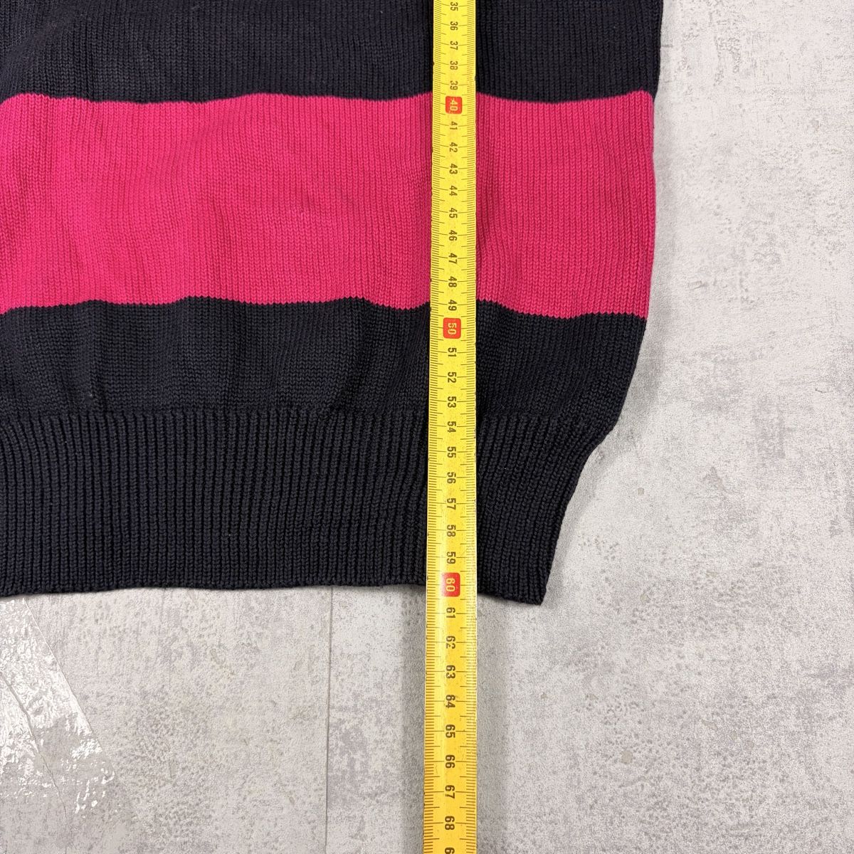 Ralph Lauren Maglioni & Felpe: Pull Ralph Lauren Sport rayé rose et noir - Taille M – Nuovo (secondo la descrizione) da Neuchâtel venduto da aliceguins 6