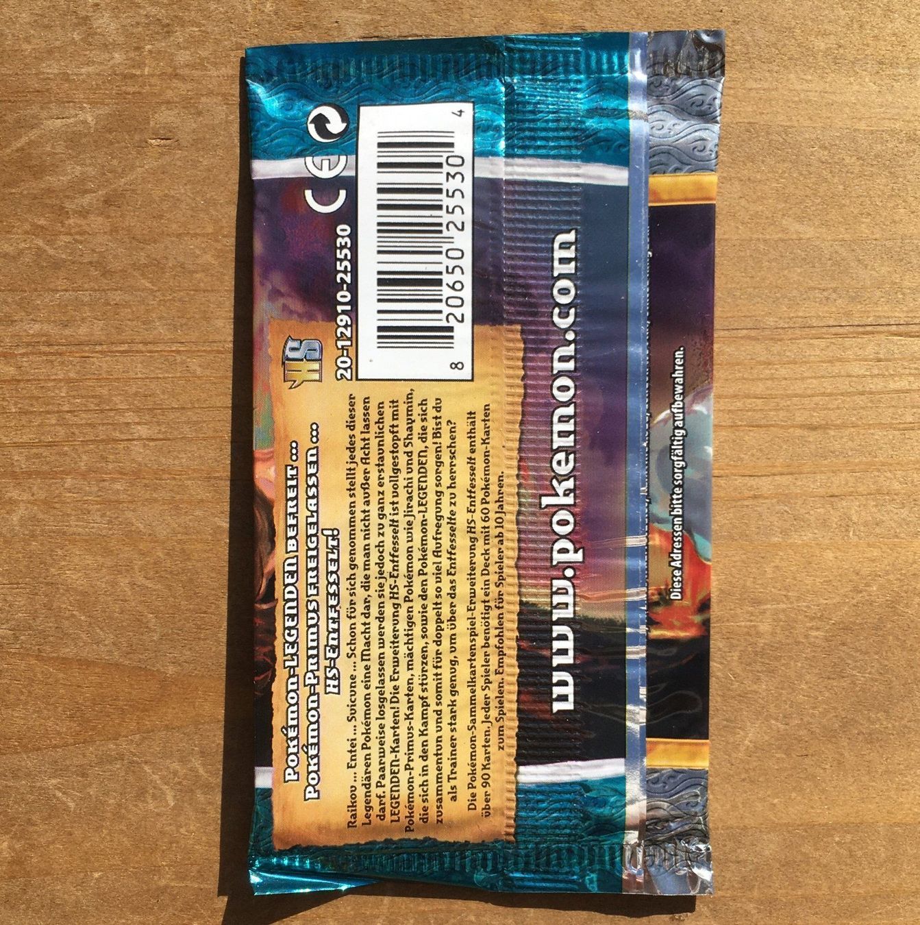 Pokémon Carte collezionabili: Pokémon HS Entfesselt Booster Deutsch Entei – Nuovo e nell'imballaggio originale da Dornach venduto da Deco89 1