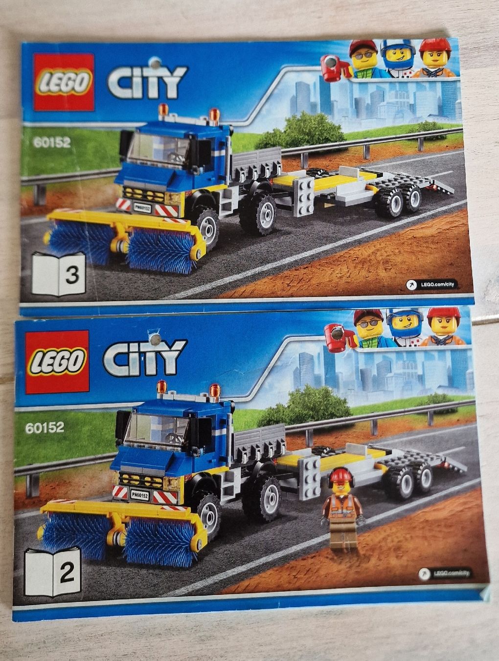 Lego Giocattoli: Lego City Set 60152 - LKW mit Bagger – Usato da Suhr venduto da Sbume 8