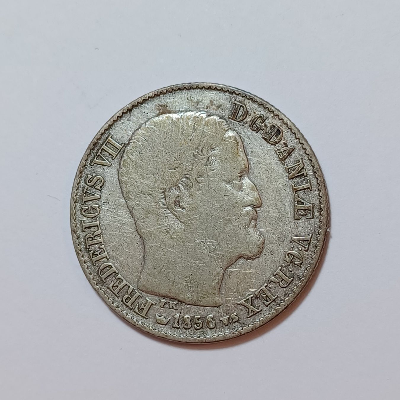 Tutti le monete: 16 Skilling 1856 Dänemark – Usato da Pfäffikon ZH venduto da Welt_Muenzen 1