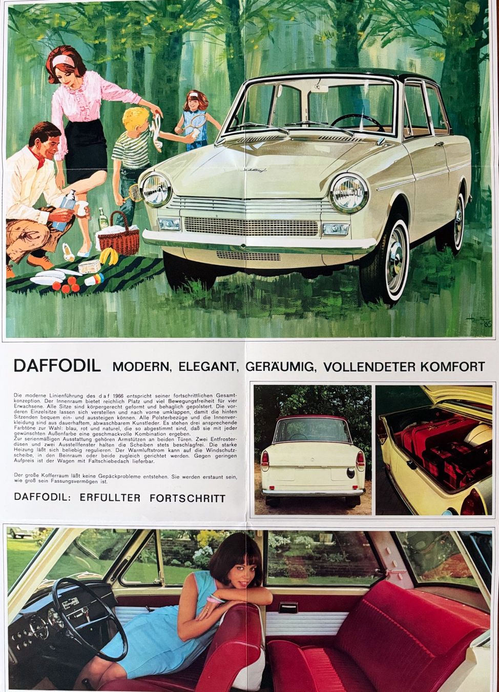 Daf Dokumente: PROSPEKT  | DAF DAFFODIL - 32 VARIOMATIC | AB 09.1965/1966 – Gebraucht aus Unterägeri von GIGOLOLIT 3