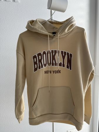 Shein Hoodie, Beige "Brooklyn", Gr. S (36) 