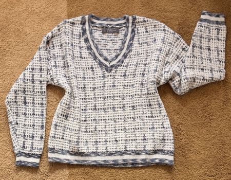 Super Pullover von Primark, blau weiss Gr. S, Top! 