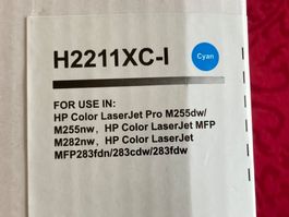 1x HP Laser toner Cartridge H2211XC-I ,Cyan, neu