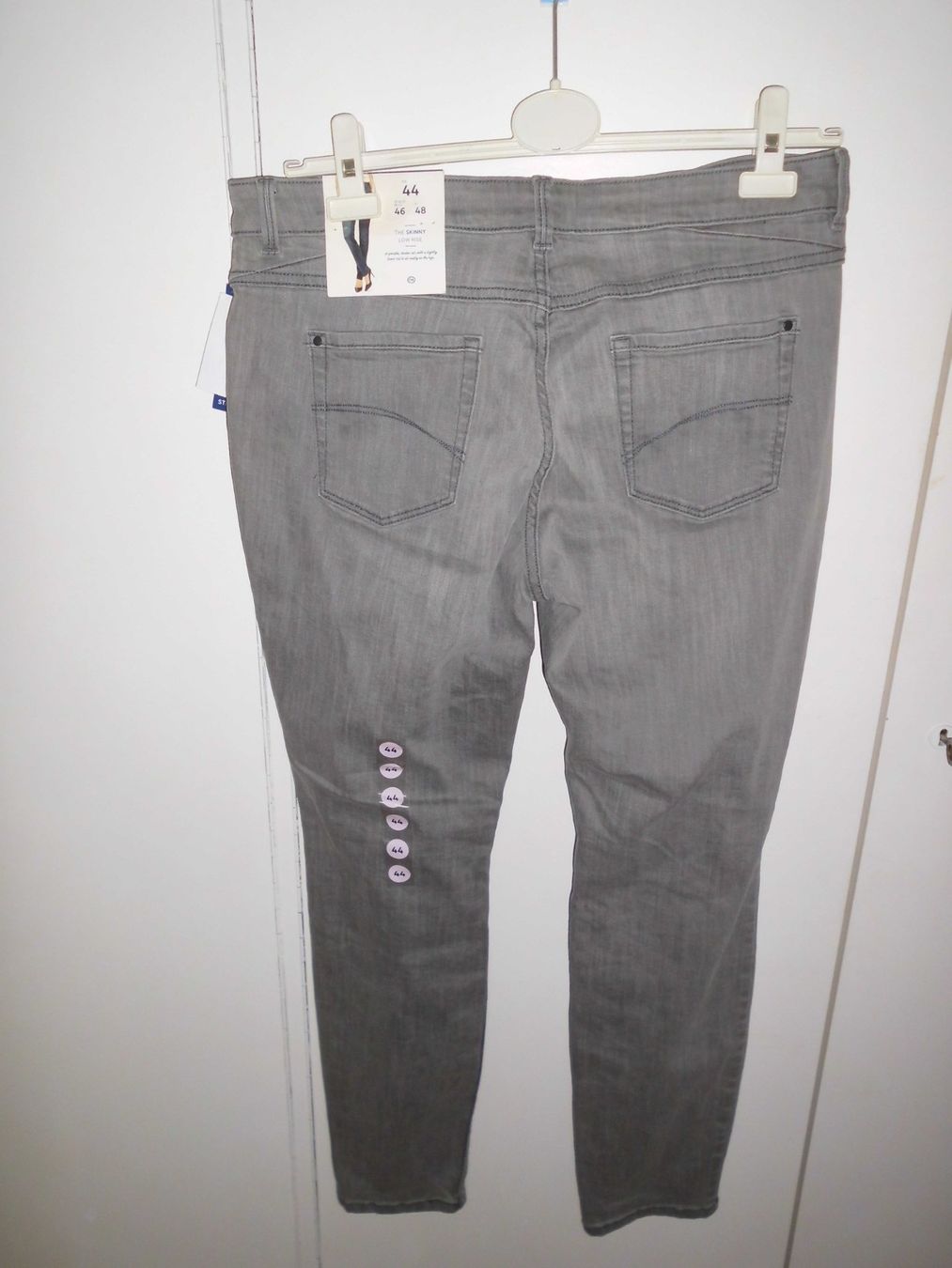 Jeans: Jeans gris skinny T. 44 – Neu (gemäss Beschreibung) aus Marin-Epagnier von Madja 1