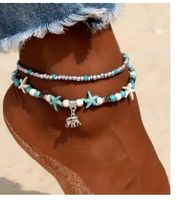 Modeschmuck Fusskette mit Anhänger
