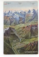 GOTTHARD-ROUTE Bahn Göschenen Andermatt