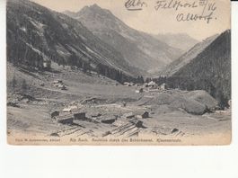 Alp Äsch ca. 1910, mit ST Bataillon 86