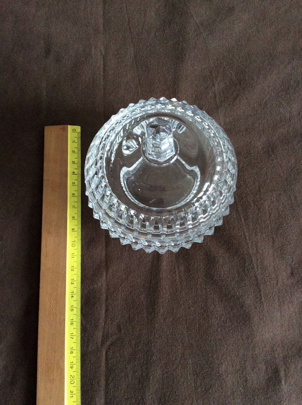 Gläser: Bleikristall Deckelschale, Antik, 11cm – Gebraucht aus Regensdorf von Polo101 1