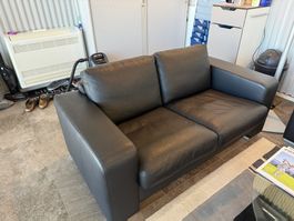 Original Machalke Ledersofa / Neuwertig 160x80x60
