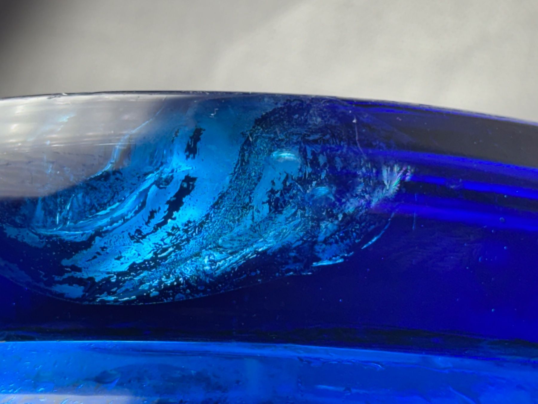 Flaschen: Grosser Siphon aus blauem Glas antik "ER" – Gebraucht aus Hinwil von DaniBachman 6