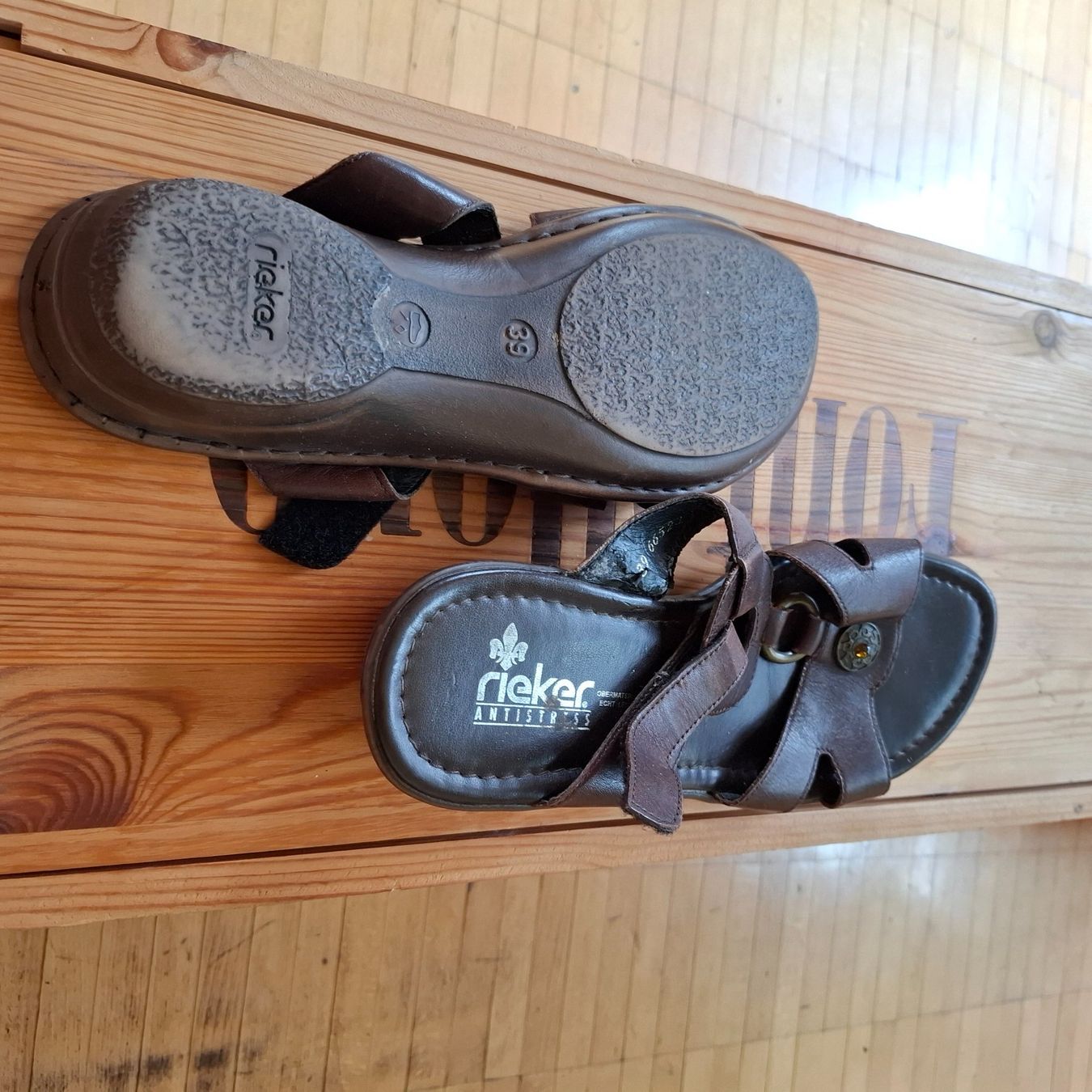 Rieker Scarpe da donna: Sandalen Leder – Usato da st.gallen venduto da mona3 2