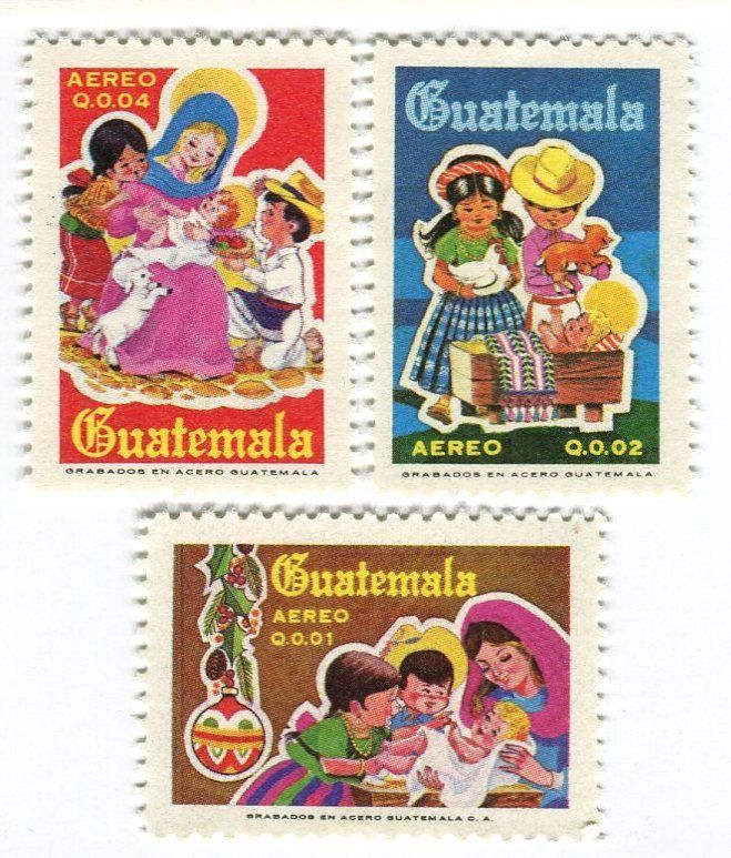 Tutti i francobolli: Briefmarken "Weihnachten". Guatemala – Nuovo e nell'imballaggio originale da Basel venduto da Butsch5
