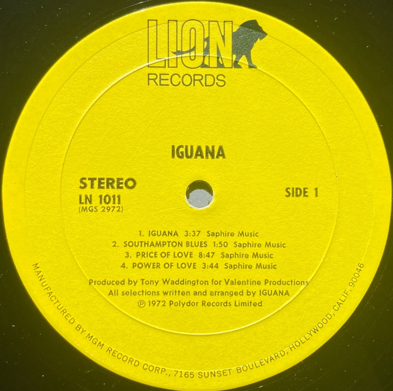 Dischi in vinile: IGUANA - IGUANA – Usato da Poliez-Pittet venduto da Newtown-Records 2